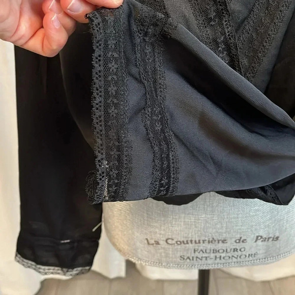 NWOT  Lace Wrap Blouse, Size M - Picture 2 of 11